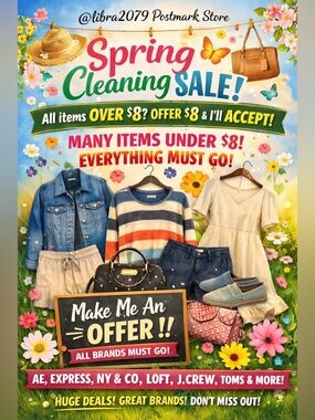 Spring Cleaning $8 dollars or less each item!